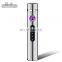 USB charging double arc lighter power display electronic cigarette lighter