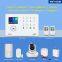 hot wireless 433mhz GSM/3G +WIFI smoke fire home security alarm systems For home office shop warehouse