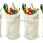Lightweight Durable Reusable Grocery Tote Bags, Multipurpose Muslin Bags with Drawstring