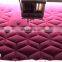 Polyester velvet  bedspread wholesale quilted size fitted solid bed cover