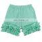 Baby Solid Ruffle Shorts Girl Summer Boutique fifth pants 10colors 6size