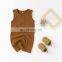 Summer Sleeveless Short Romper Organic Cotton Onesie Baby Clothes