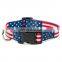 America Flag Printed Dog Collars In Bulk Personalized Dog Collars