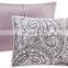 Kashmir 8 Piece Comforter Set Hypoallergenic Microfiber Lightweight All Season Paisley Print Bedding Set