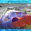 Huge Bowl Fiberglass Water Park Slide For Sale 16m Height 4-6 Raft Rider Slide