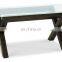 Square glass table top 10mm polishing flat edge tempered glass price