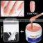 Fiberglass Extension nail gel kit with builder gel set fiber glass uv gel with base coat and top coat in stock