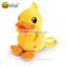Factory selling price cheap cute kids backpack in duck shape