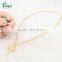 Gold christian cross necklace