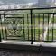 Australia/New Zealand modern powder coated wrought iron terrace balcony railing factory designs