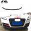 Car Tuning Front Bumper Lip for Audi TTS 2008-2014  TT 2013-2014