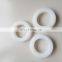 Plastic white nylon bushing PA6
