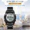 SKMEI 1734 Stainless Steel Prayer Azan Wrist Watch Arabic Islamic Muslim Direction Qibla Watch