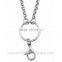 fashion necklaces 2014 stainless steel silver snake chain necklace