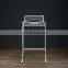 Outdoor Metal Wire Chair Modern Black Metal Wire Bar Chairs