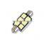 SGS verified, Hot selling, best seller, high quality, Festoon led bulb 6SMD5050 canbus led car light 12V