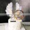 Wholesale Angel Wings Cake Topper Decoration For Birthday Party Wedding Anniversary Valentine's Day Feather Cake Topper
