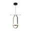 Hanging Pendant Lamp Cylinder Dual Glass Kitchen Pendant LED Light