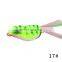 Byloo  high quality 3D eyes 13g fishing frog lure soft frog floating frog leg bass lure soft lure