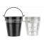 Grill Grease Bucket Liner Disposable Drip Bucket Liner Round Square Food Container Aluminum Foil Container