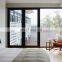 Interior noiseless insulated hurricane aluminium glass casement doors for house