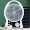 Solar USB Charging fan set Bluetooth multi-functional large wind fan