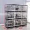 HC-R017A Stainless steel pet cages Animal Cages Stacked Dog Kennels Cages