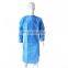 Disposable Non woven Breathable and Fluid Resistant Isolation Gown