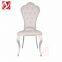 Party Rental White Leather Event Furniture Dubai Restaurant Gold Metal Banquet Dining Chairs