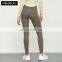 Anti-Rolling Yoga Four Way Stretch Leggings Women Wholesale Gym Butt Lift Fitness Pants 80nylon 20spandex