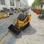 Remote-controlled skid loader