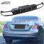 W213 E Class AMG style Carbon Fiber Rear Diffuser Rear Bumper Lip For Mercedes Benz W213 E Class E200 E260 E300