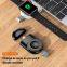 2W portable smart watch wireless charger keychain TYPE-C port external socket supports original watch