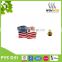 USA flag soft pvc lapel pin badge