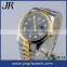 3 ATM sapphire crystal gold plated men brand watch