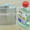 6oz Stainless Steel Liquor Wine Flask With Hinged Screw-On Cap DHL Freeshipping