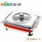 Manufactory restaurant metal spray colors buffet food warmer stove with conbination lid