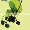 2016 new lightweight aluminum baby stroller, one hand folding stroller baby