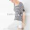 Professional Factory Custom T Shirts Printed Stripe T Shirt Woman Girl