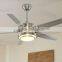 dinning room/living room stainless stell ceiling fan light