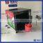  gold supplier acrylic donation box with lock / acrylic coin box with white & black
