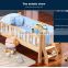 Storage Drawer Design Wooden Baby Cot Bed
