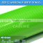 4D Green Auto Carbon Fiber Wrap Vinyl Film For Decoration Applied to Cars 5FTx98FT 1.52x30M