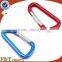 chinese manufacture OEM aluminium spring snap hook shaped carabiner                        
                                                Quality Choice