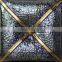 mosaic tile 20*20cm fish scale mosaic tile ceramic wall tile black white color tv background wall design