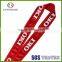 customized fancy satin ribbon lanyard