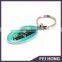 Wholesale OEM oval shape custom design metal keychain