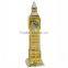 Noble 3d laser Metal covered surface Crystal Big Ben model with clock for tourist souvenir
