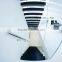 Modern Floating Staircase with Black Treads
