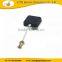 Square Anti-theft retractable recoiler for for securing and organizing products on a shop display